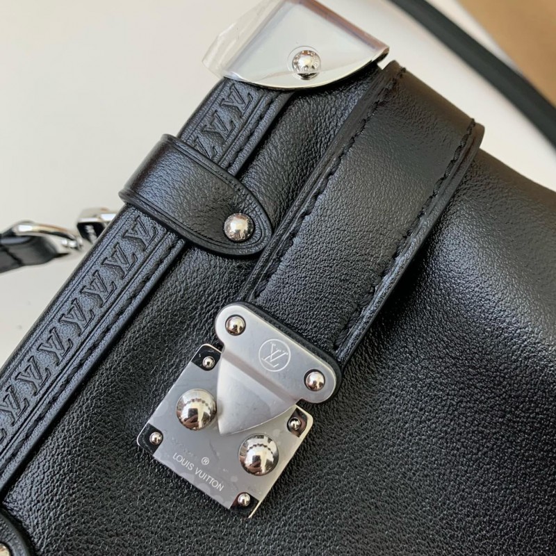 L0*is V*t0n New SIDE TRUNK full leather medium size handbag M11350 Size:21*14*6cm