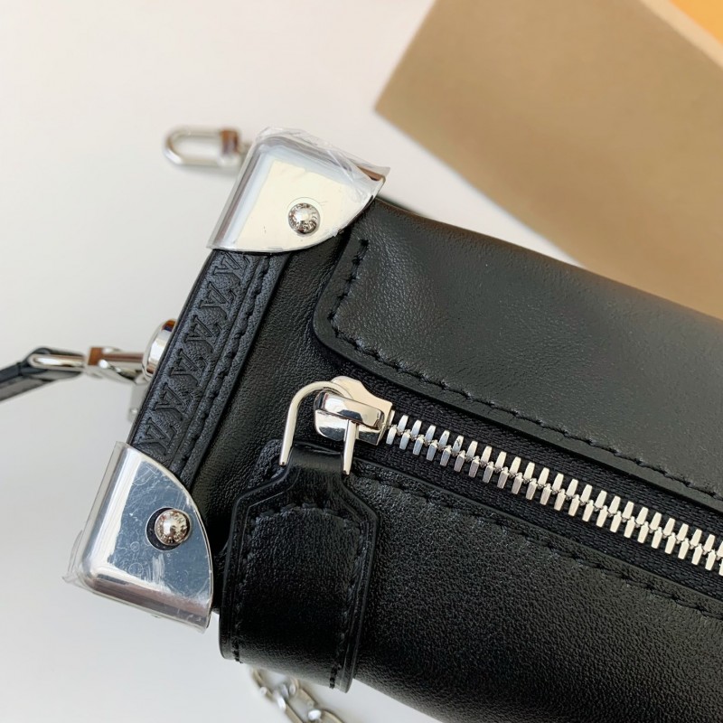 L0*is V*t0n New SIDE TRUNK full leather medium size handbag M11350 Size:21*14*6cm