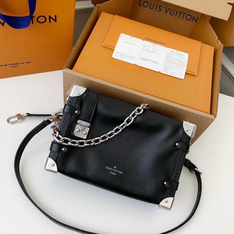 L0*is V*t0n New SIDE TRUNK full leather medium size handbag M11350 Size:21*14*6cm
