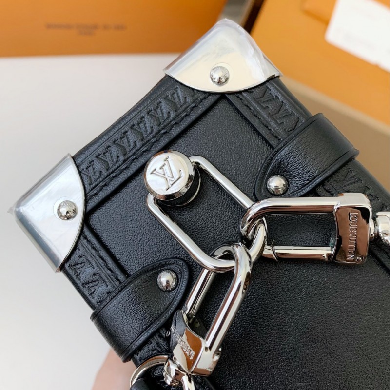L0*is V*t0n New SIDE TRUNK full leather medium size handbag M11350 Size:21*14*6cm