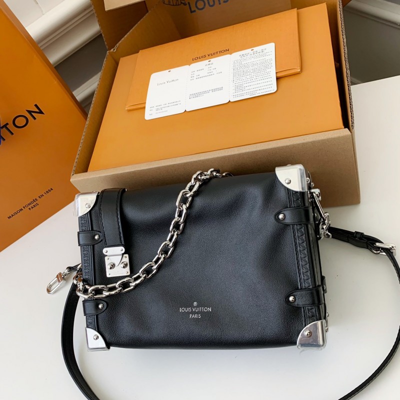 L0*is V*t0n New SIDE TRUNK full leather medium size handbag M11350 Size:21*14*6cm