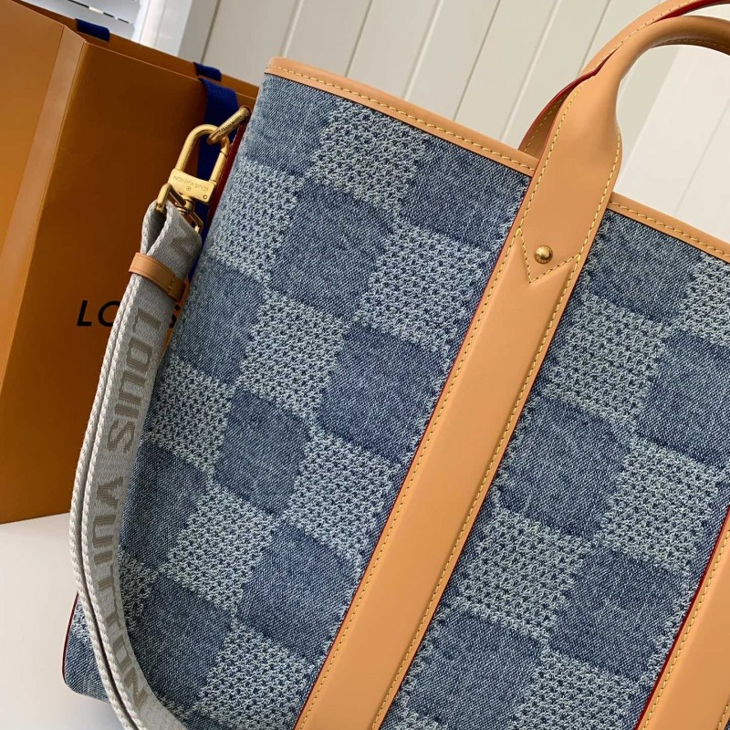 L0*is V*t0n New Weekend TOTE tannin jean bag N40702 Size:43*34*17.5cm