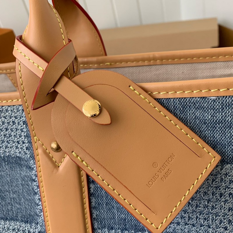 L0*is V*t0n New Weekend TOTE tannin jean bag N40702 Size:43*34*17.5cm