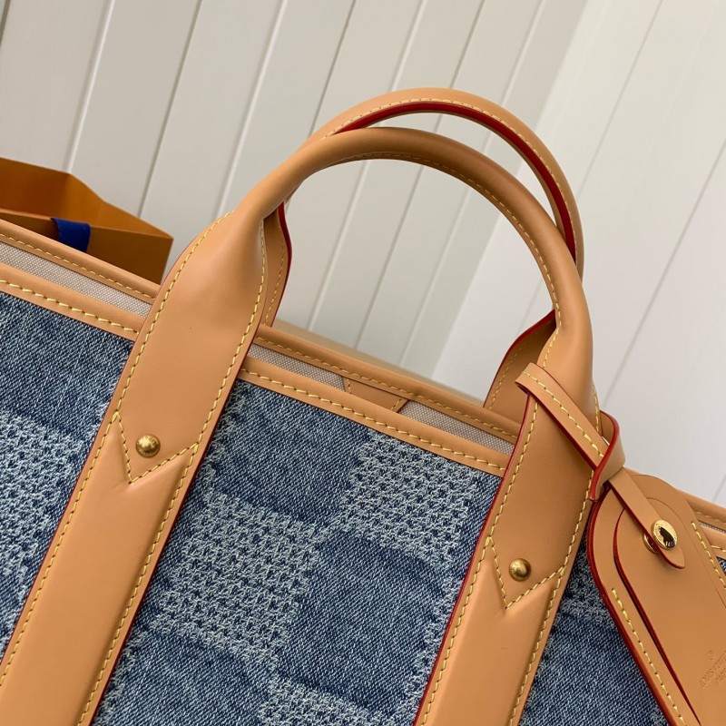 L0*is V*t0n New Weekend TOTE tannin jean bag N40702 Size:43*34*17.5cm