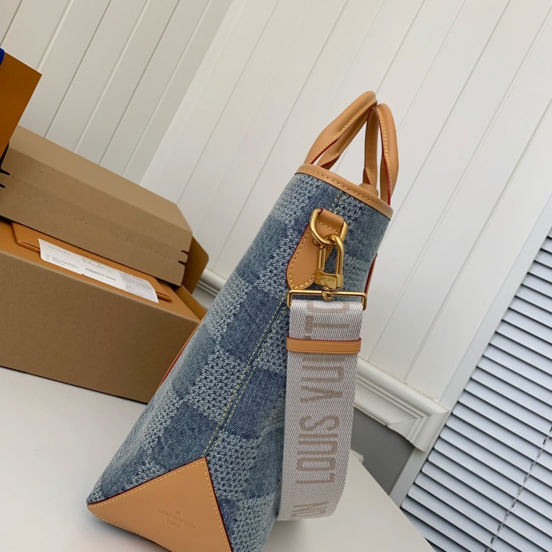 L0*is V*t0n New Weekend TOTE tannin jean bag N40702 Size:43*34*17.5cm