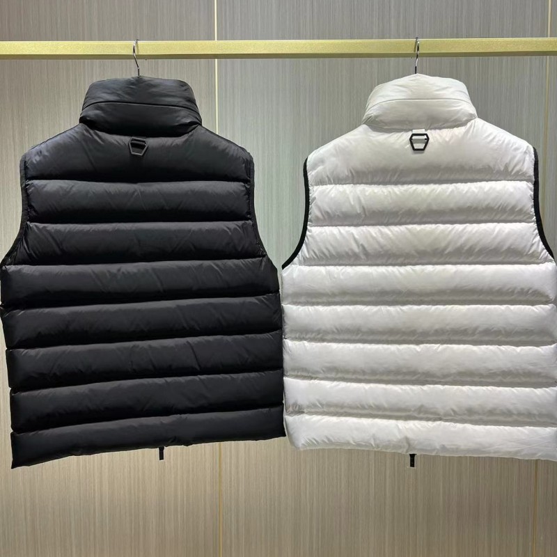 Moncler down stand collar vest