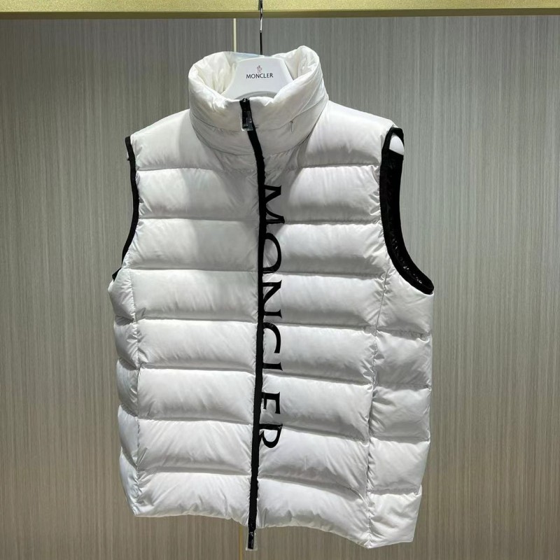 Moncler down stand collar vest