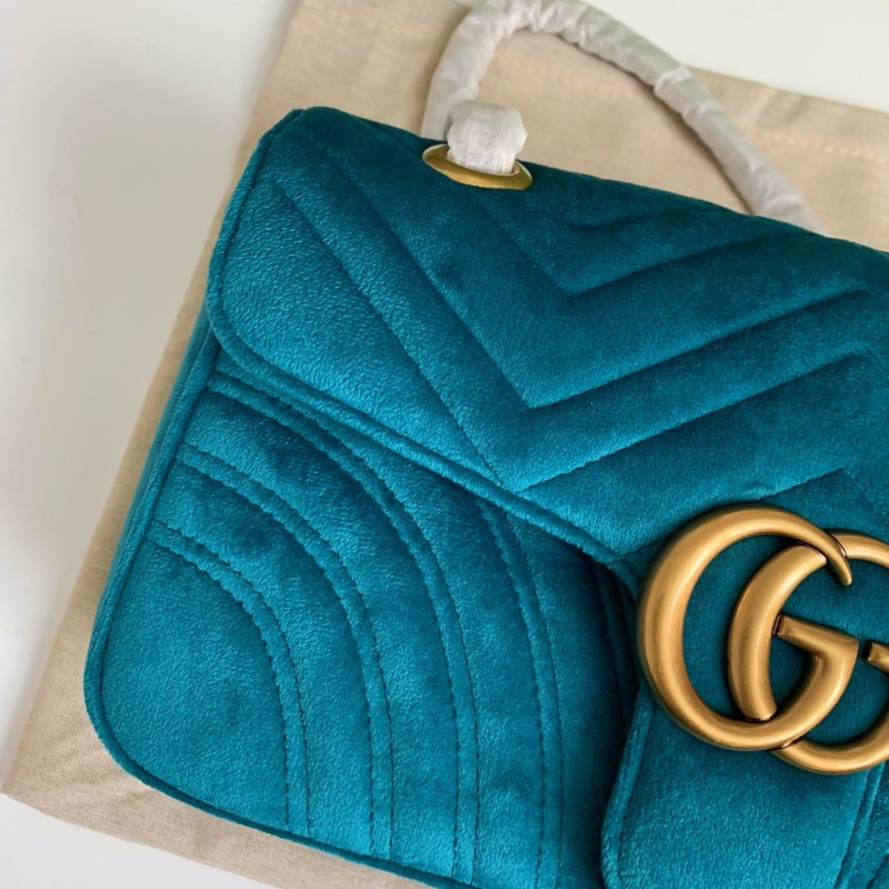 G*u*i Marmont Series of Cashmere cross-body bag Size:26*15*7cm