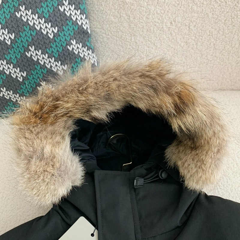 Can*a Go*e Classic expedition pure color winter hardhat Parker coat down jacket