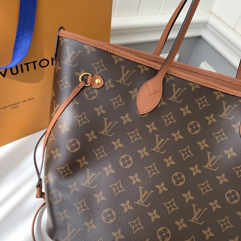 L0*is V*t0n Counter Seasonal New NEVERFULL INSIDE OUT Medium Shopping Bag M12061 Size:28*14*31cm