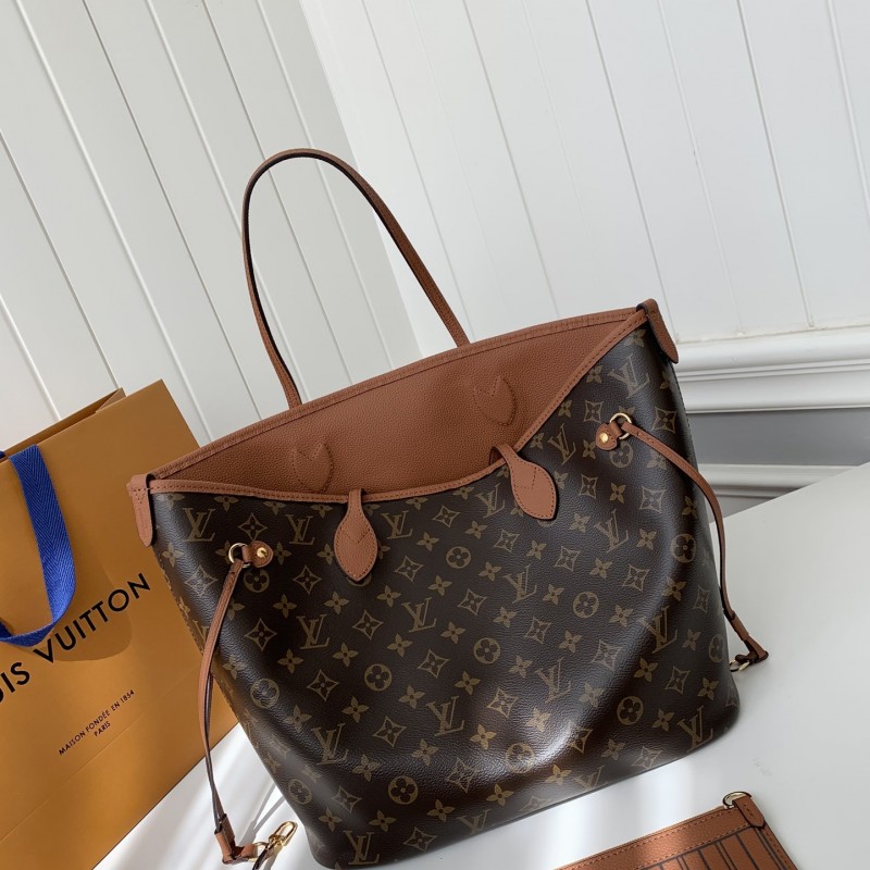 L0*is V*t0n Counter Seasonal New NEVERFULL INSIDE OUT Medium Shopping Bag M12061 Size:28*14*31cm