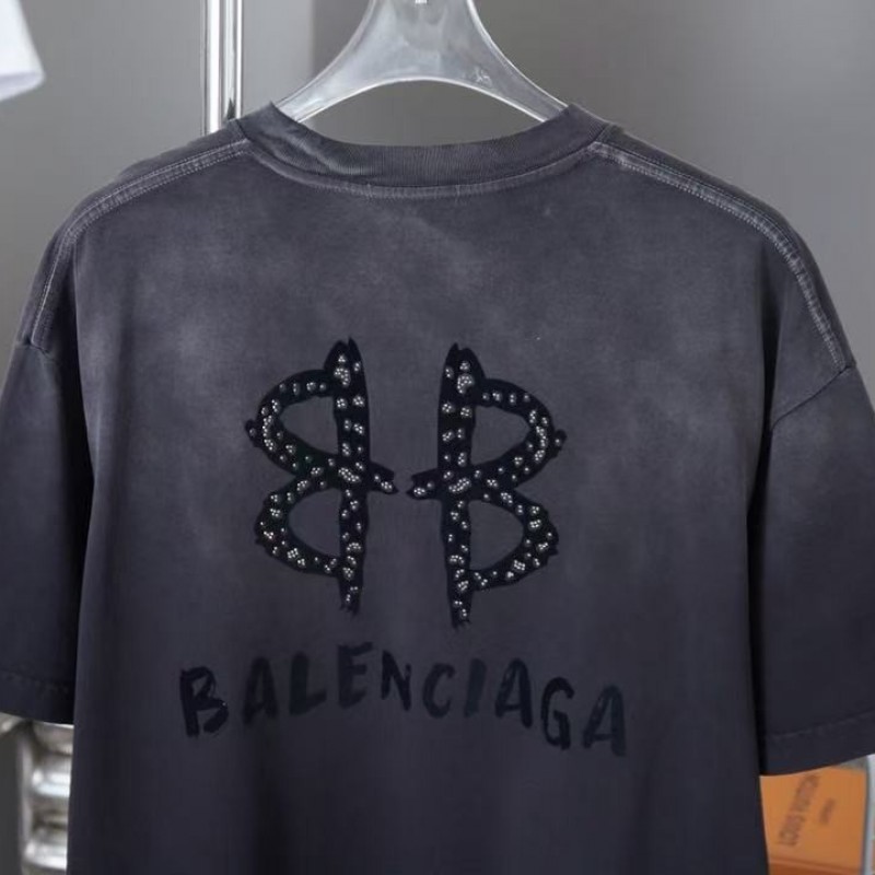 Ba*len*cia*ga SpringSummer New Suede BB + Hot Diamond T-shirt