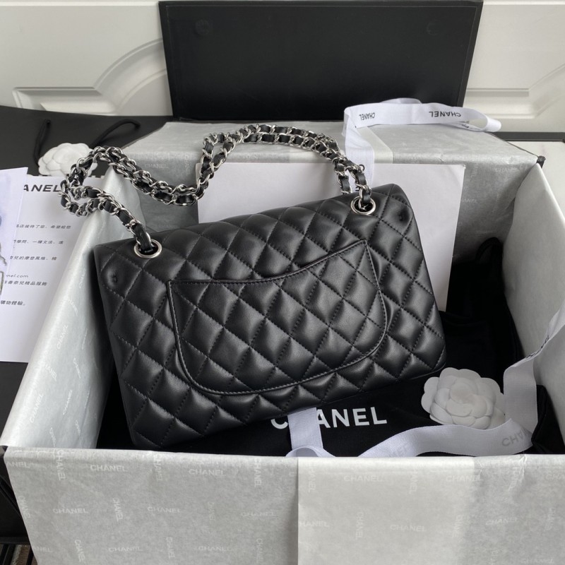 Ch*el Classic Flap Bag A01112, Top Quality, Medium Size: 15.5*25.5*6.5cm