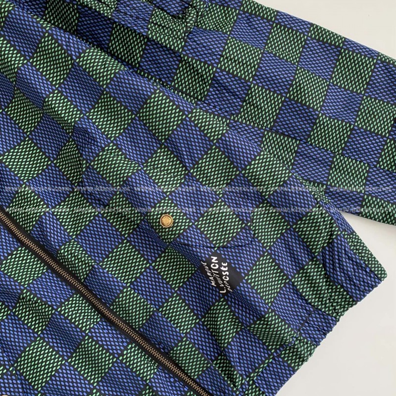 L0*is V*t0n SpringSummer collection plaid double-sided jacket