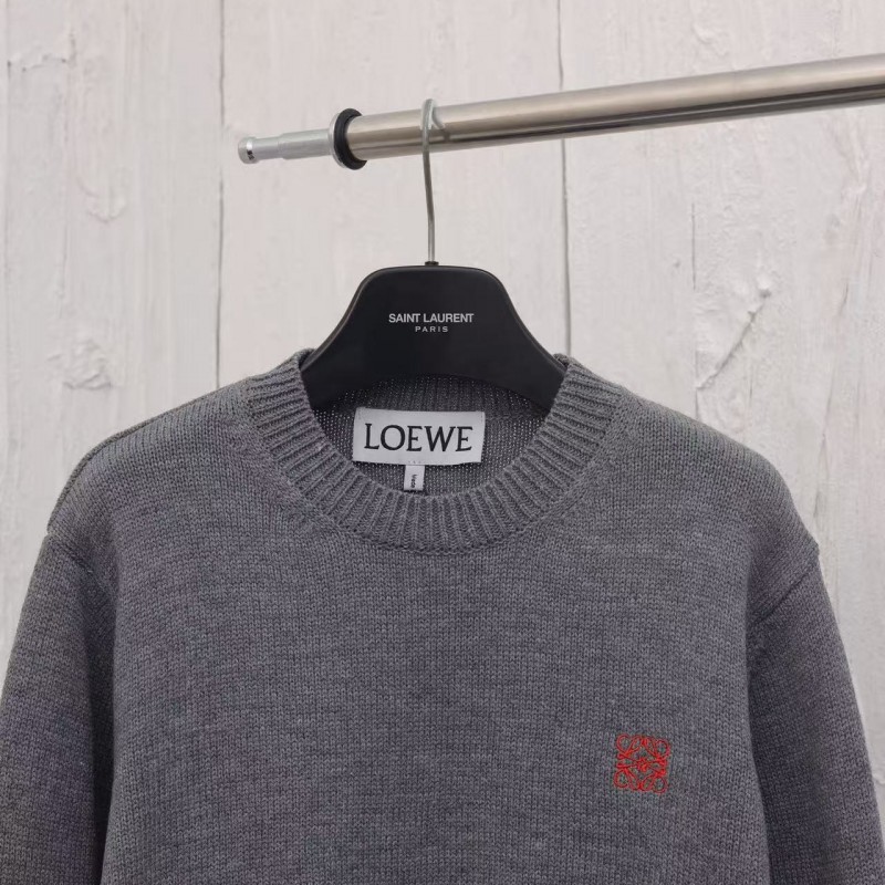 L0ew* 24ss embroidered sweater