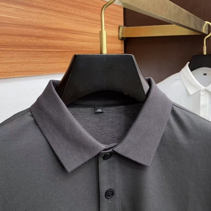Pra*a 2025 new lapel polo short sleeve