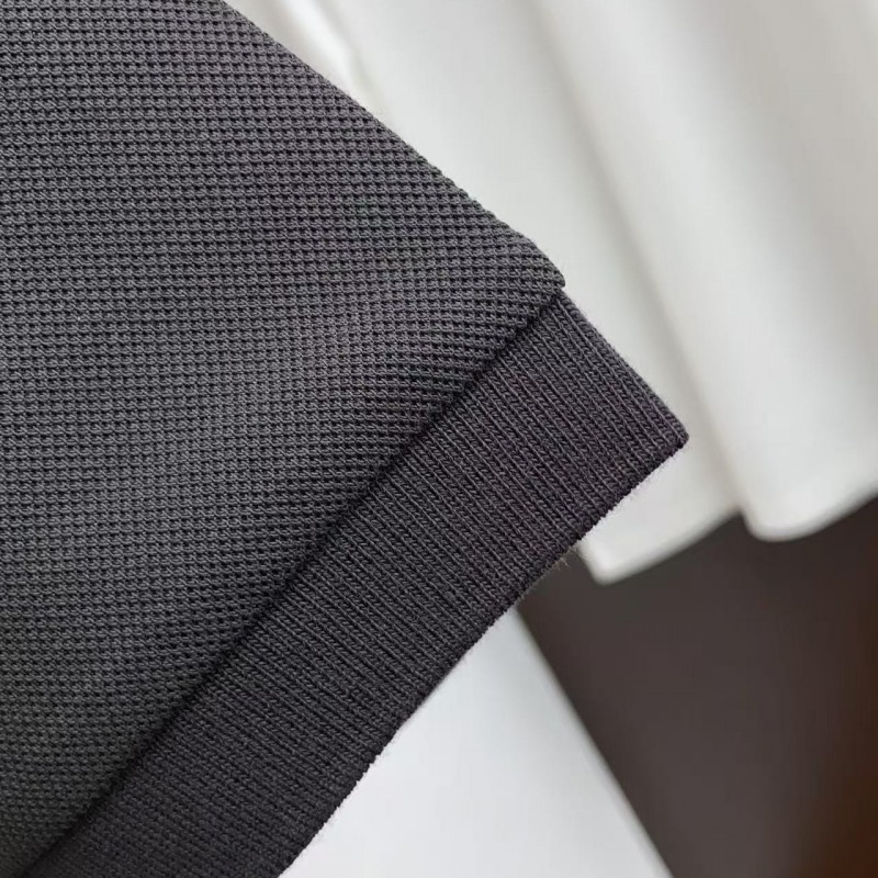 Pra*a 2025 new lapel polo short sleeve
