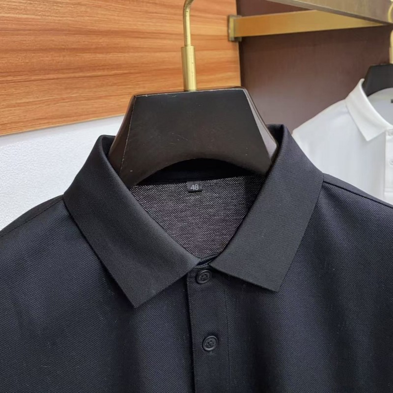 Pra*a 2025 new lapel polo short sleeve