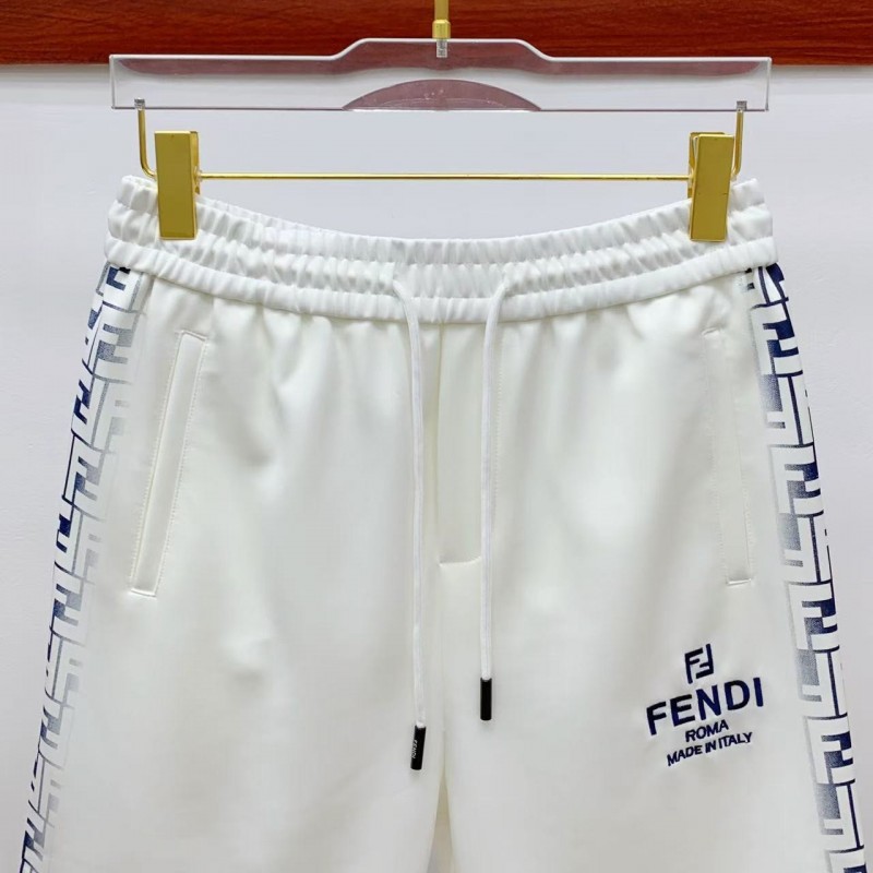 F**di 2025 new logo printed cotton shorts