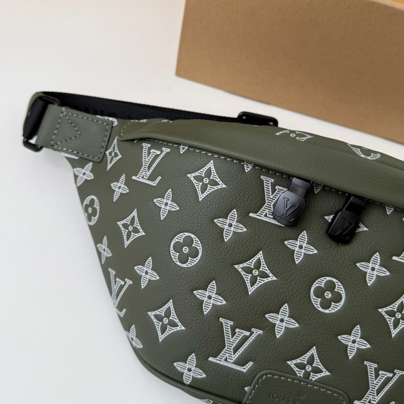 LV DISCOVERY FULL LEATHER CHEST BAG M12508,SIZE:15*9*44cm