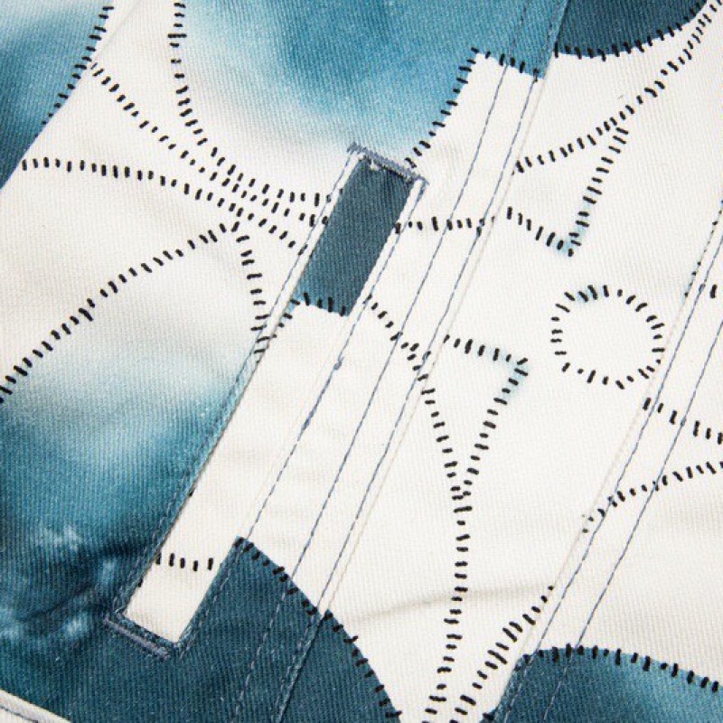 L0*is V*t0n L0*is V*t0n LV 2022 catwalk denim jacket
