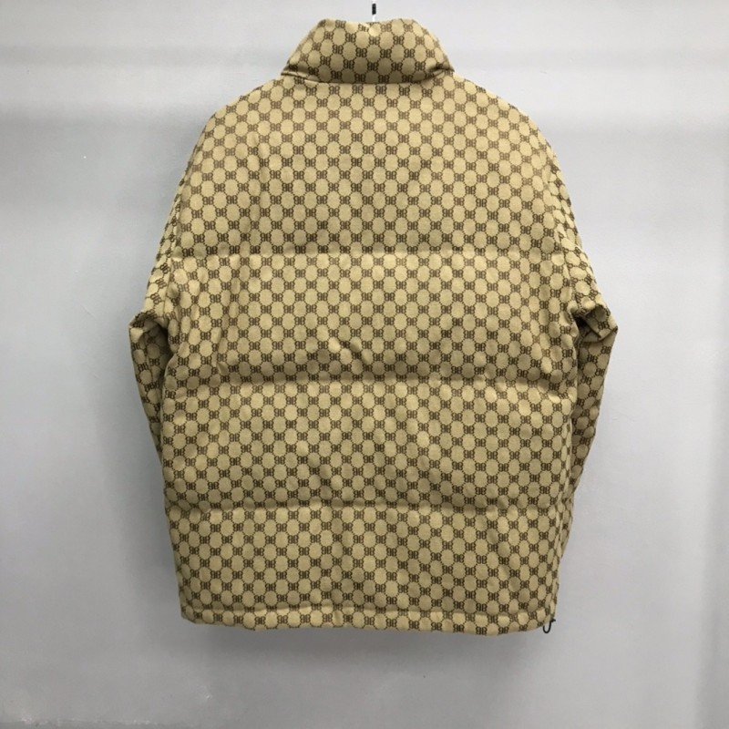 Ba*len*cia*ga all-over printed double B down jacket