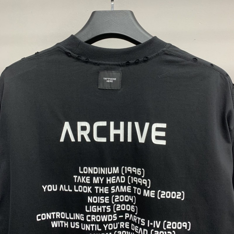 Ba*len*cia*ga V long sleeve T-shirt