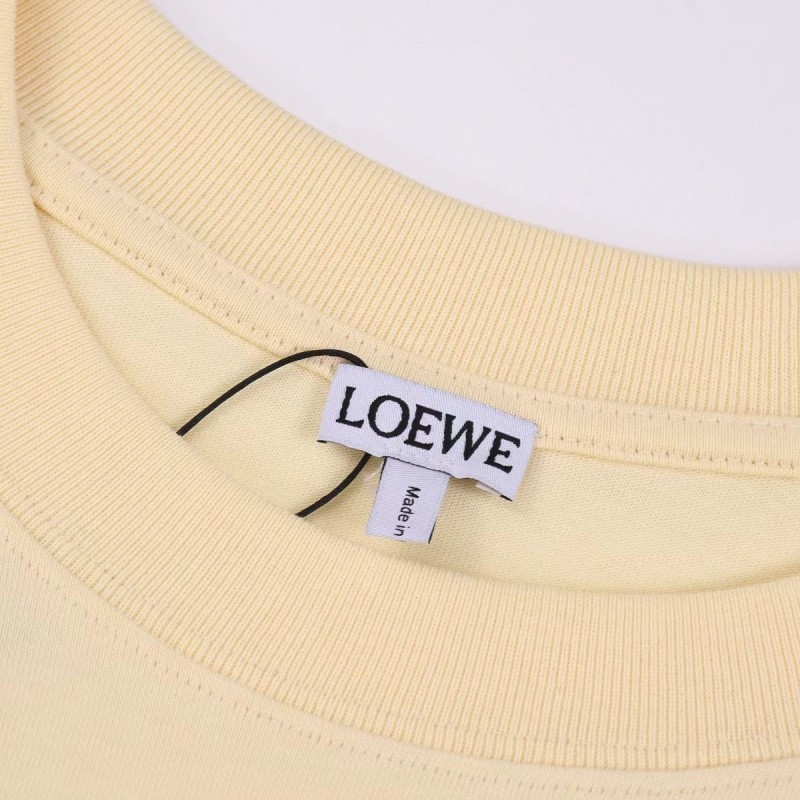 L0ew* Springsummer 2024 new round neck T-shirt