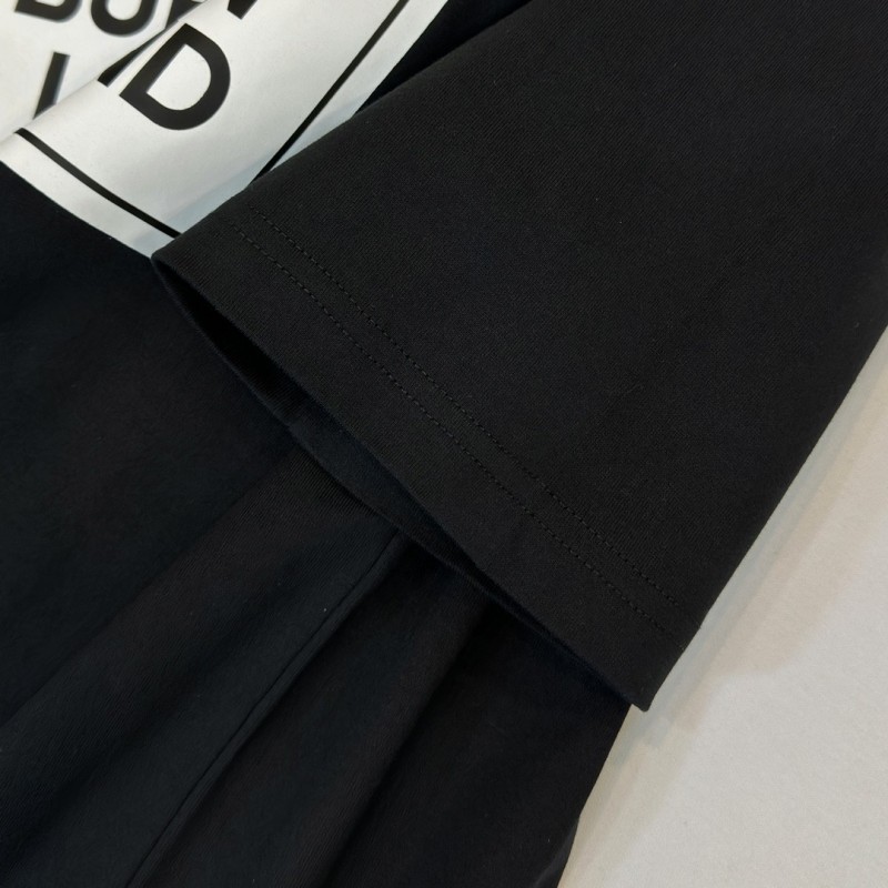 B**rry 2024ss latest, logo printed cotton three-dimensional loose t-shirt