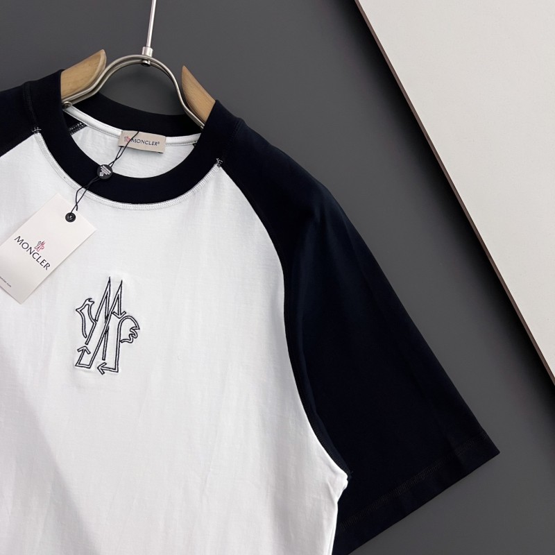 MONCLER Springsummer 2024 Shoulder sleeve T-shirt